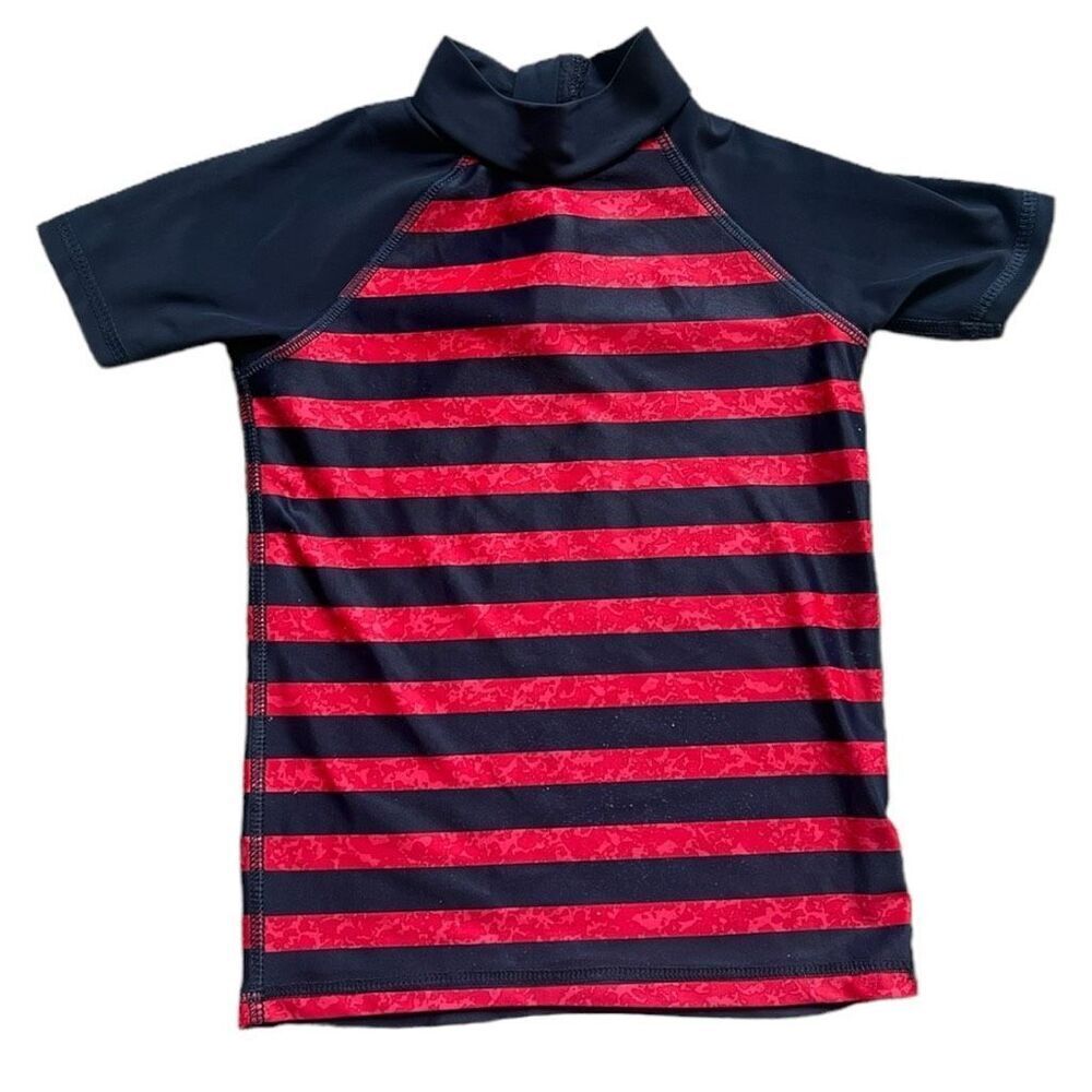 Toddler Boys Janie & Jack Striped Rashguard Rash Guard Swim Shirt - Sz 2-3T